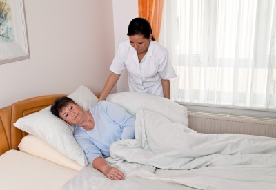 a nurse in aged care for the senior in nursing homes